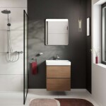 HANSGROHE - Xilesa E Umyvadlová skříňka, 62x58x47 cm, 2 zásuvky, kašmírový dub 54254550