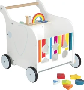 Small Foot Dřevěné chodítko Toy Box Slon