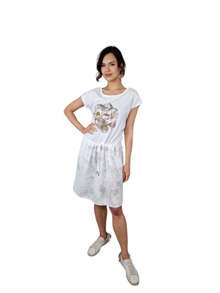 HOSH Šaty Ingrid Velikost: UNI, Barva: Bílá