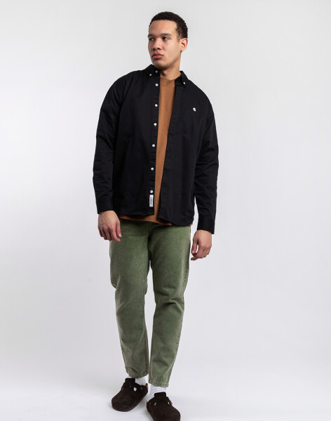Carhartt WIP L/S Madison Shirt Black/White XL