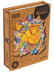 Unidragon dřevěné puzzle - Býk velikost L