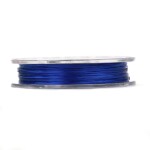 Elastická lycra - různé barvy - ∅ 0,8 mm - 10 m - 1 ks Barva: Světle modrá