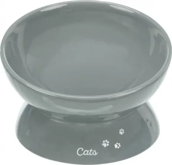 TRIXIE Miska XXL keramická šedá / Zvýšená / Keramika / O 17 cm / 0,35 l (TX-24805)