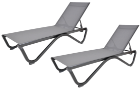 ROJA Lehátko ZWL-515 DUO hliníkové - šedé