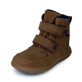 Dětské celoroční barefoot boty Bugga KIVO Brown B00199-18 - 27
