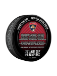 Fanatics Puk Florida Panthers 2024 Stanley Cup Champions Roster Souvenir Collector Puck