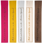 Kožená záložka se střapci Stecke mich dorthin, wo das Abenteuer beginnt