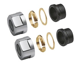 SAPHO - Svěrné šroubení 1/2" pro Měď 15, chrom CP6115