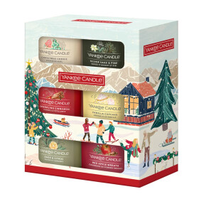 YC dárková sada 6 skleněných votivních svíček 2025