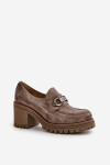 Polobotky na podpatku model 199311 Step in style 38