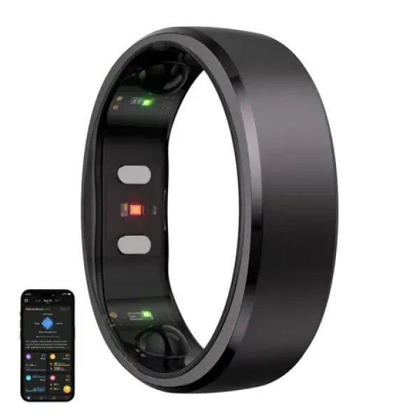 RingConn Gen 2 Smart Ring vel. 10 černá / chytrý prsten / titan / BT 5.0 / IP68 (123031005)