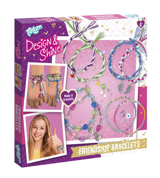 Sada na výrobu náramků přátelství - Craft Creative