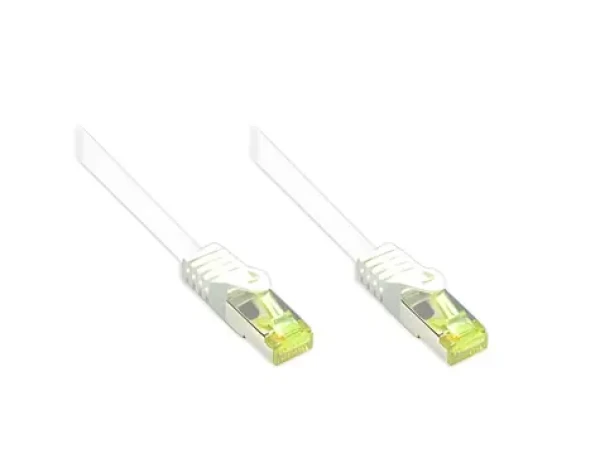 Good Connections bílá / Patch kabel / Cat7 / S/FTP / RJ-45 / 1 m / 600 MHz (8070R-010W)