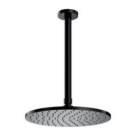OMNIRES - SLIMLINE dešťová hlavice se stropním ramenem, černý polomat WSSET1BL