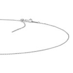 Stříbrný náhrdelník Attilia, sladkovodní perly, stříbro 925/1000, Bílá 44 cm