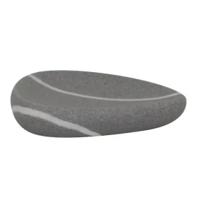 MSV ZEN šedá / Mýdlenka / polyresin / 12,2 x 10 x 2,2 cm