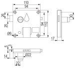 Lehmann Nábytkový zámek na mince BASIC :: levý (336219)