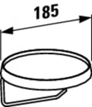 Laufen - Kartell Držák toaletního papíru, chrom H3843320040001