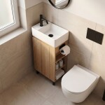 REA - Koupelnová skříňka s umyvadlem Astra 43cm REA-M0404