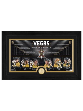 Obraz Vegas Golden Knights NHL 10th Anniversary Timeline Bronze Coin