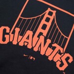 Nike Pánská mikina San Francisco Giants MLB Alternate Logo Club Fleece Hoodie Velikost: 2XL