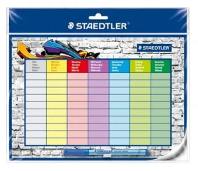 STAEDTLER Lumocolor Školní rozvrh / Samolepicí / stíratelný / 310 x 255 mm (641 SP2)