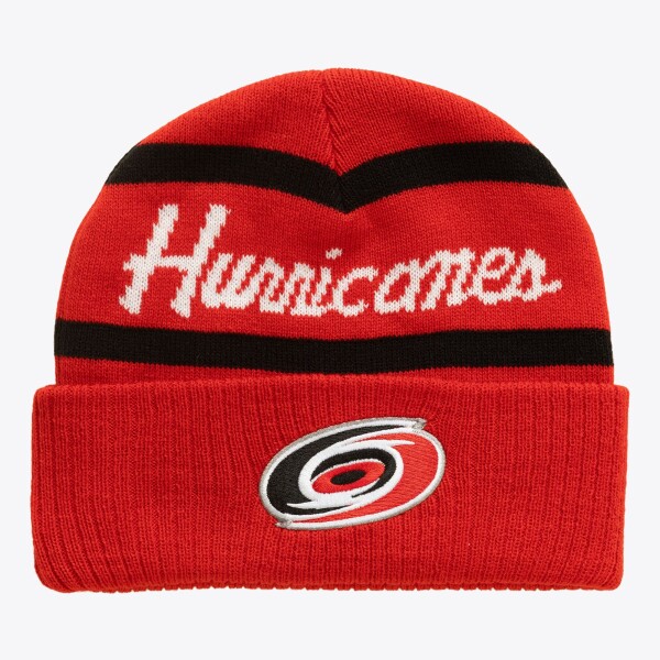 Mitchell & Ness Pánská zimní čepice Carolina Hurricanes NHL Head Coach Knit