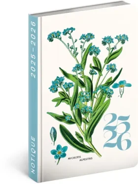 NOTIQUE 18měsíční diář Petito – Herbář 2025/2026 - Východní / 11 x 17 cm (PGD-35534-V)