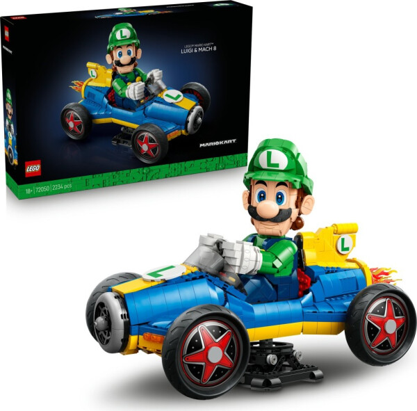 LEGO® Super Mario™ 72050 Mario Kart™ – Luigi a Mach 8 - LEGO® Super Mario