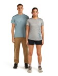 ICEBREAKER Wmns Mer 125 Cool-Lite Sphere SS Tee Vert, Metro Hthr velikost: L