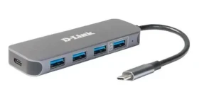D-Link DUB-2340 / USB hub / 4x USB-A 3.2 Gen1 / USB-C PD nabíjení / 5 portů (DUB-2340)