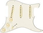 Fender Pre-Wired Stratocaster Pickguard, Custom '69 SSS - White