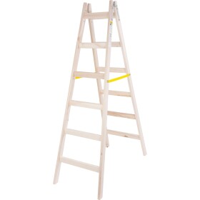 STREND PRO 251418 Štafle dřevěné, 6 příček, 190cm, max. 150kg