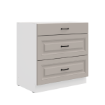 Spodní skříňka Stilo 80 D 3S BB - Premium Box Barva korpusu: Dub artisan, Barva dvířek: Dust Grey