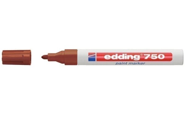 Edding Lakový popisovač 750 - hnědý