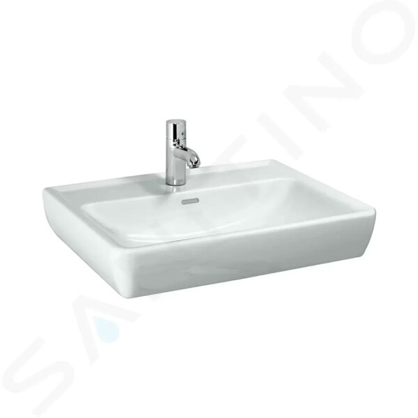 Laufen - Pro Umyvadlo, 650x480 mm, 1 otvor pro baterii, bílá H8189530001041