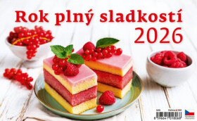 Kalendář stolní 2026 - Rok plný sladkostí