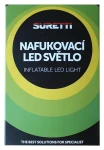 Suretti Nafukovací LED zářivka / LED zářivka / Nafukovací / Do kempu