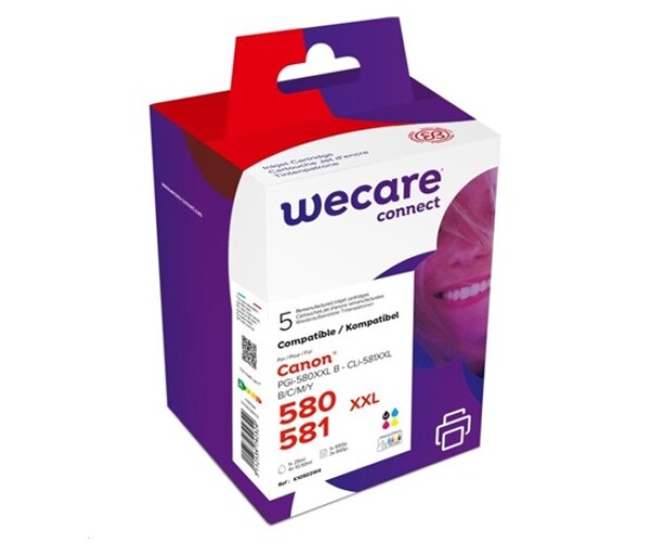 WECARE ARMOR cartridge pro CANON PIXMA TR7550,TR8550,TS6150,TS8150 (K10503W4), černá+CMY,26ml/4x12.2ml EDF_1082247