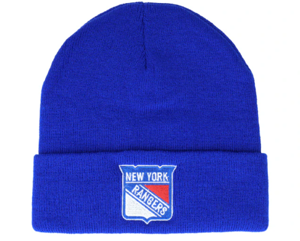 American Needle Pánská Zimní Čepice New York Rangers Cuffed Knit Royal