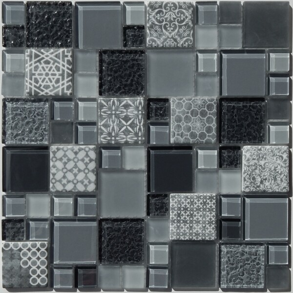 Mozaika 300x300x4mm, RETRO GREY CMOZ05L