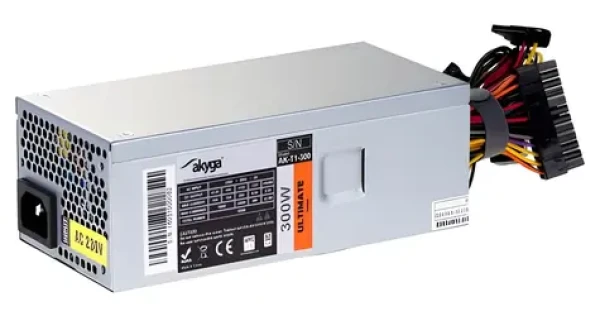 Akyga AK-T1-300 / Zdroj / TFX / 300W / aktivní PFC / ventilátor 8 cm (AK-T1-300)