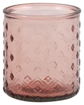 Spirella CARMINA sklenička do koupelny terakota / recyklované sklo