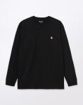 Tričko Carhartt WIP L/S Chase T-Shirt Black / Gold