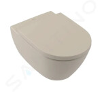 VILLEROY & BOCH - Subway 3.0 WC sedátko, SoftClosing, CeramicPlus, Almond 8M42S1AM