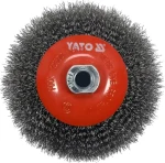 YATO Kartáč drátěný boční M14 x 125 mm INOX / Kartáč drátěný boční / M14 x 125 mm / INOX