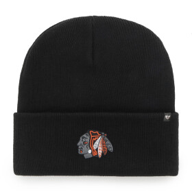 47 Brand Pánská zimní čepice Chicago Blackhawks NHL Haymaker '47 Cuff Knit