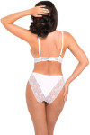 Dámské kalhotky 191 white - BABELL Bílá XL