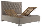 Boxspring Kerstin Matrace: Bez matrace, látka: Riviera 26