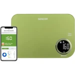 SENCOR SKS 7070GG zelená / chytrá kuchyňská váha / max. 5kg / funkce TARE / Bluetooth (8590669263141)